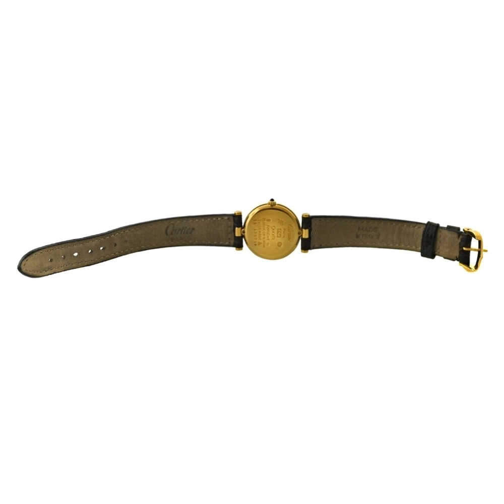 Cartier Gold Vermeil with Rich Burgundy Dial - Picture 8 of 11